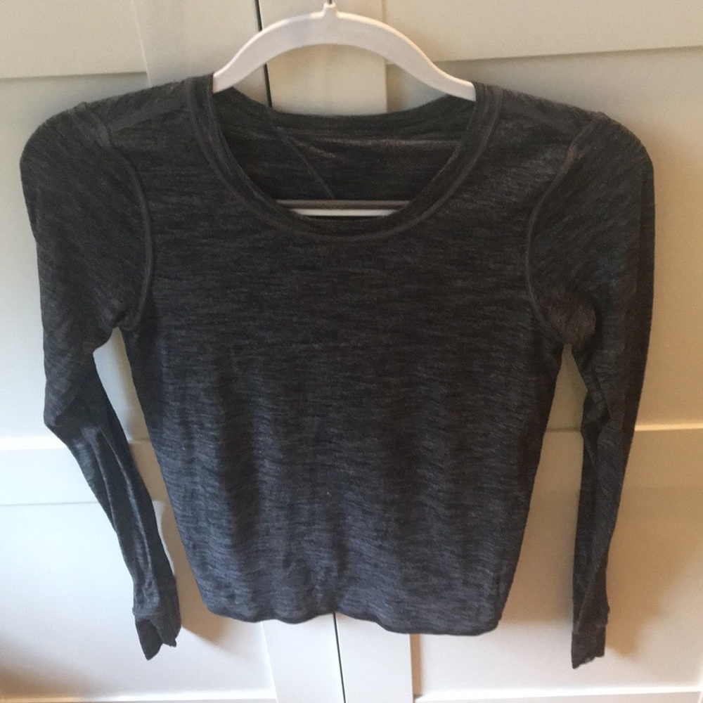 Lululemon tie-back long sleeve